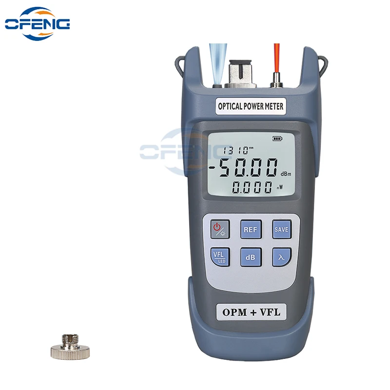 OP-PVG510B 1-50mw Optic Power Meter Visual Fault Locator with FC Conversion -50~+26dBm Red light source Integrated Machine DIY