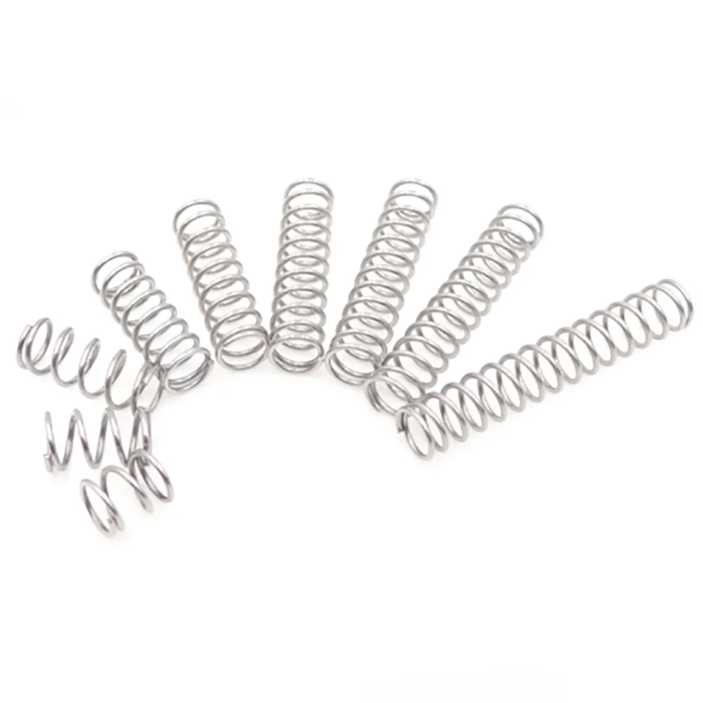 10Pcs 304 Rvs Compressed Mini Springs Draad Dia.0.2mm Od 2/2.5/3Mm