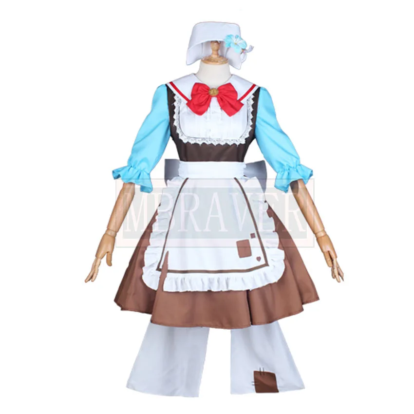 

2021 YouTube Vtuber Otogibara Era Lolita Maid Cosplay Costume Uniform Christmas Halloween Custom Made Any Size