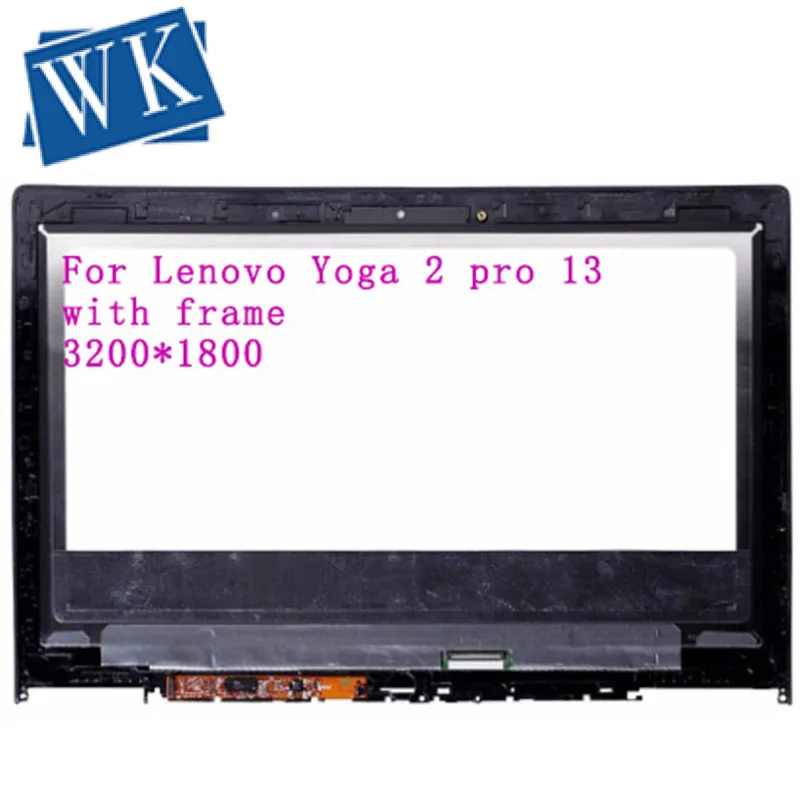 

For Lenovo IdeaPad Yoga 2 Pro 20266 LTN133YL01 Full LCD Display Panel Touch Screen Glass Monitor Digitizer Assembly with Frame