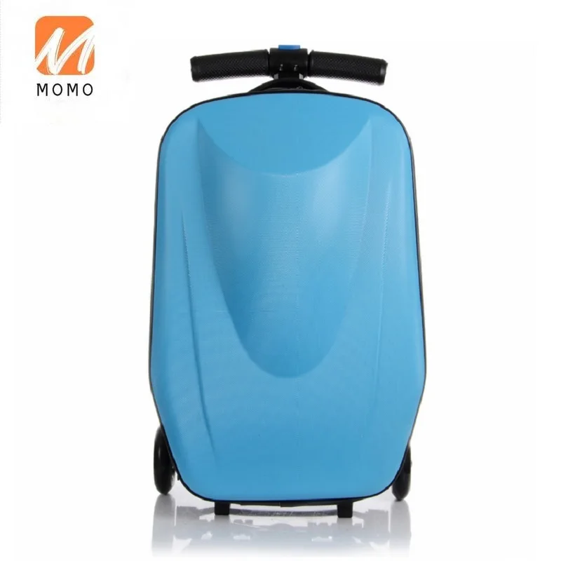 100%PC Fashion 21-Inch Student Suitcase Scooter Boy Cool Cover 3D Business Travel Luggage Boy