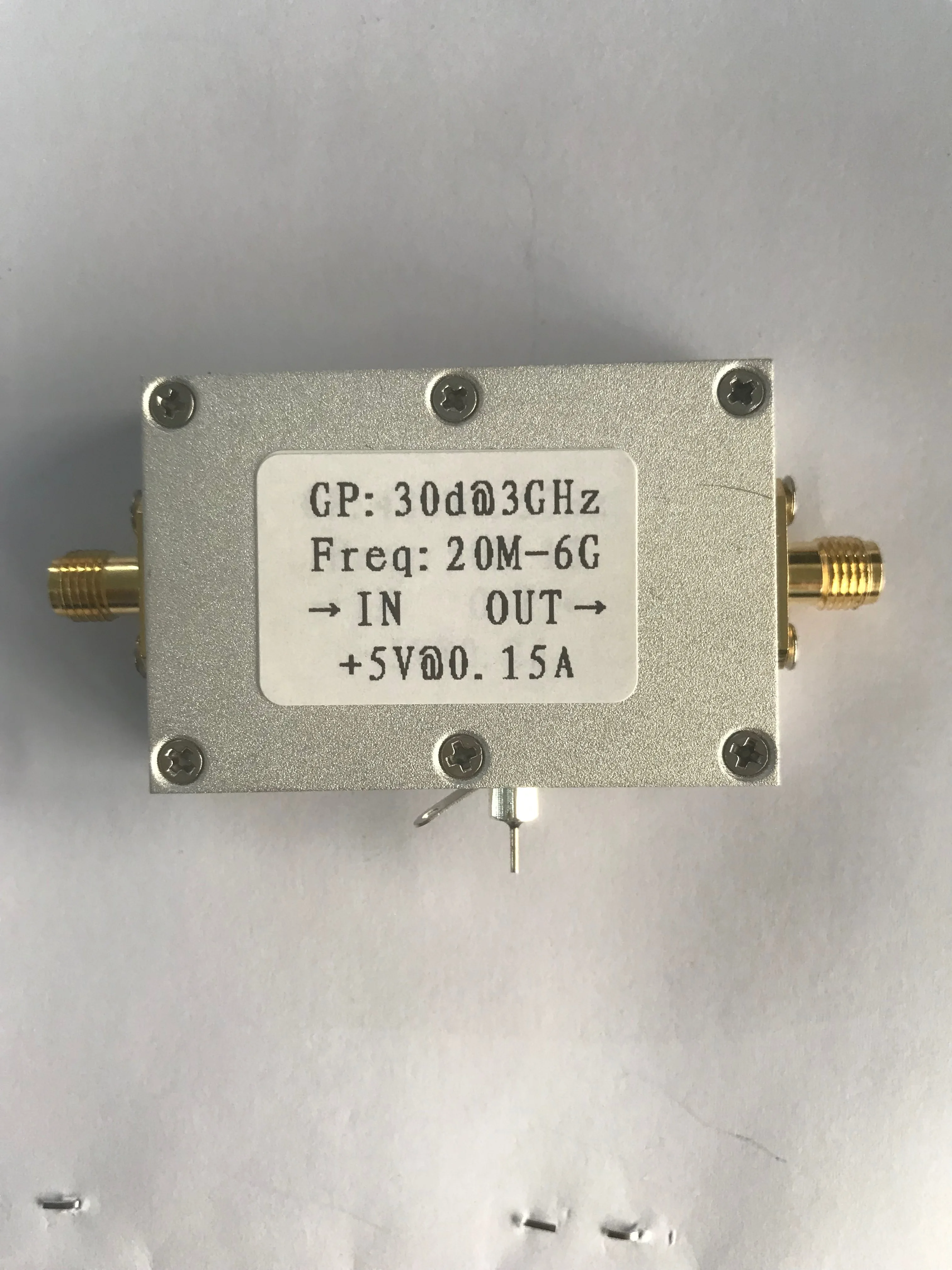 

20M-6G Broadband RF Low Noise Amplifier High Gain 30dB LNA