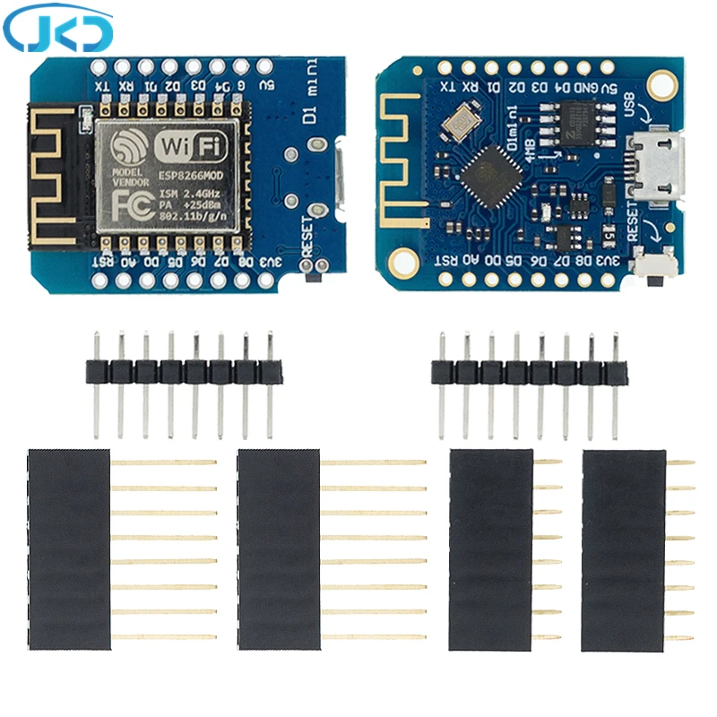 Placa D1 Mini ESP8266 ESP-12 CH340G CH340 V2 USB WeMos WIFI, placa de desarrollo D1 Mini NodeMCU Lua IOT, 3,3 V con pines