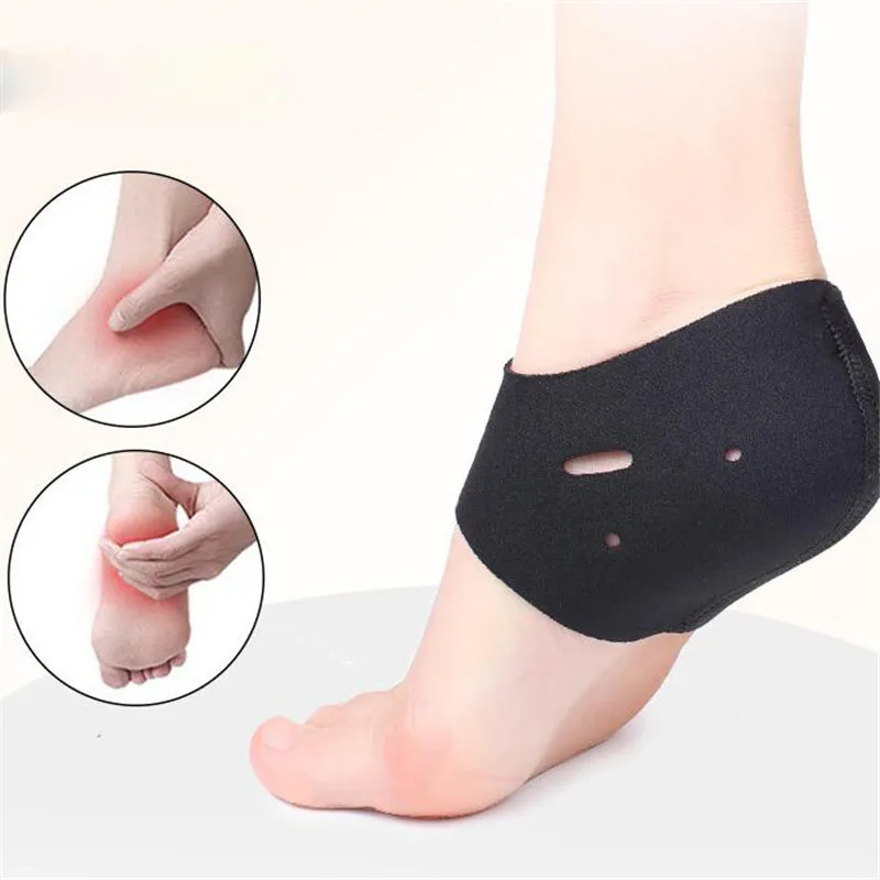 Plantar Fasciitis Heel Socks Anti-Crack Elastic Cloth For Achilles Tendonitis Calluses Spurs Cracked Feet Pain Relief Heel Pads