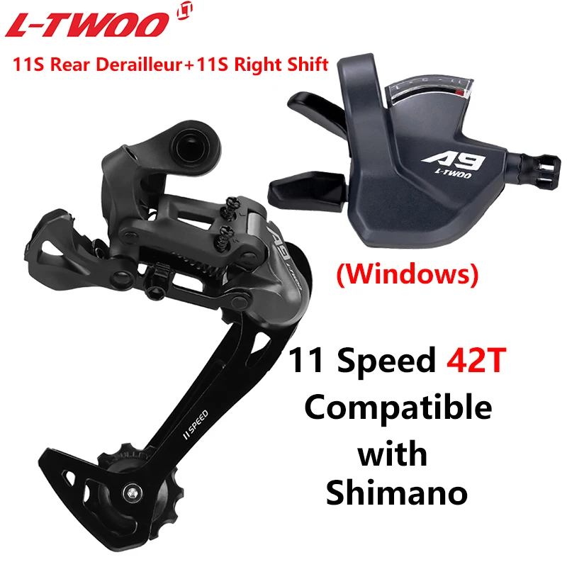 LTWOO Derailleurs Groupset For Mtb Bicycle 7s 8s 9s 10s 11Speed Rear Derailleurs + Shifter Lever Compatible SHIMANO