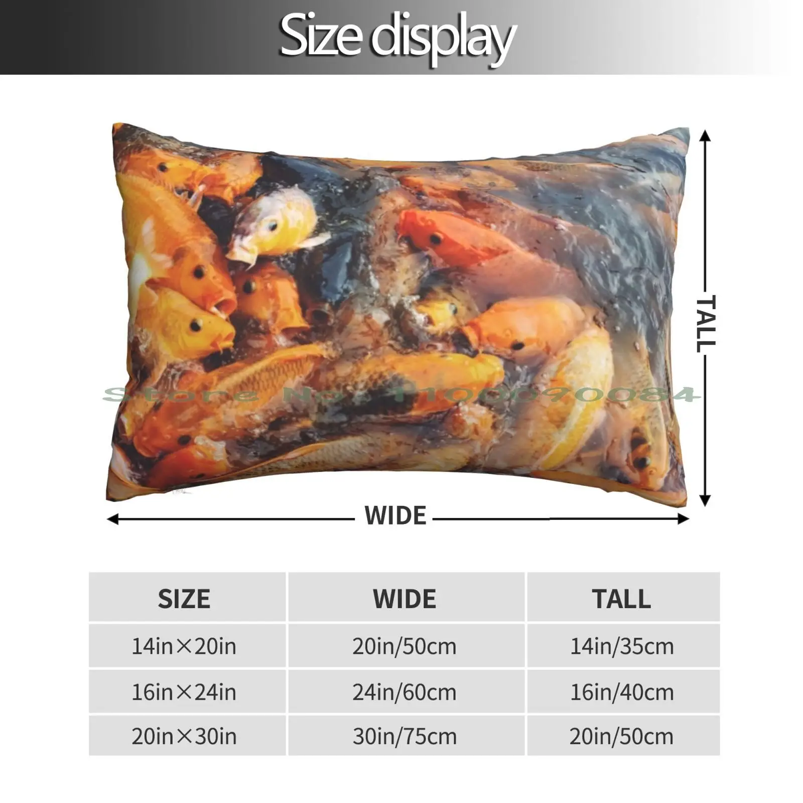 Koi Fish Pillow Case 20x30 50*75 Sofa Bedroom Gdragon Taeyang Seungry Top Daesung Myday Sungjin Day6 Young K Day6 Park Jae