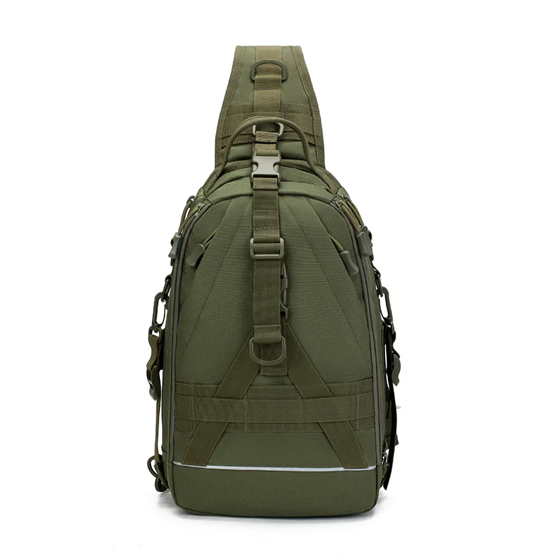 

Outdoor Fishing Bag Tactical Chest Bag Large-capacity Waterproof Camouflage Fishing Lure Pack Multifunctional Travel Backpack