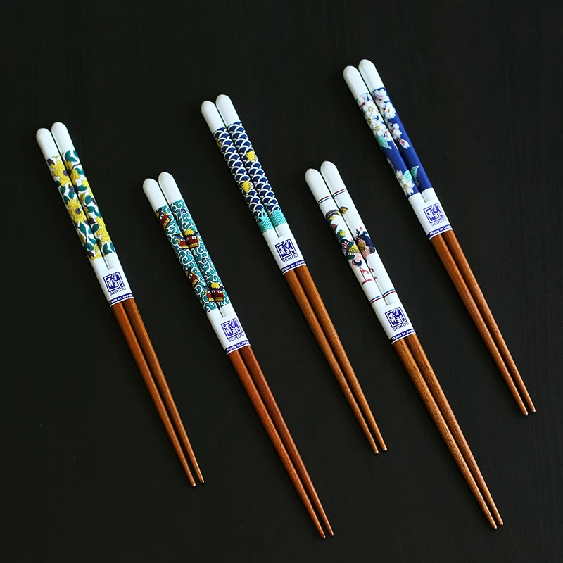 Spot many imported from Japan Japanese chopstick nine valley to burn natural wooden chopsticks