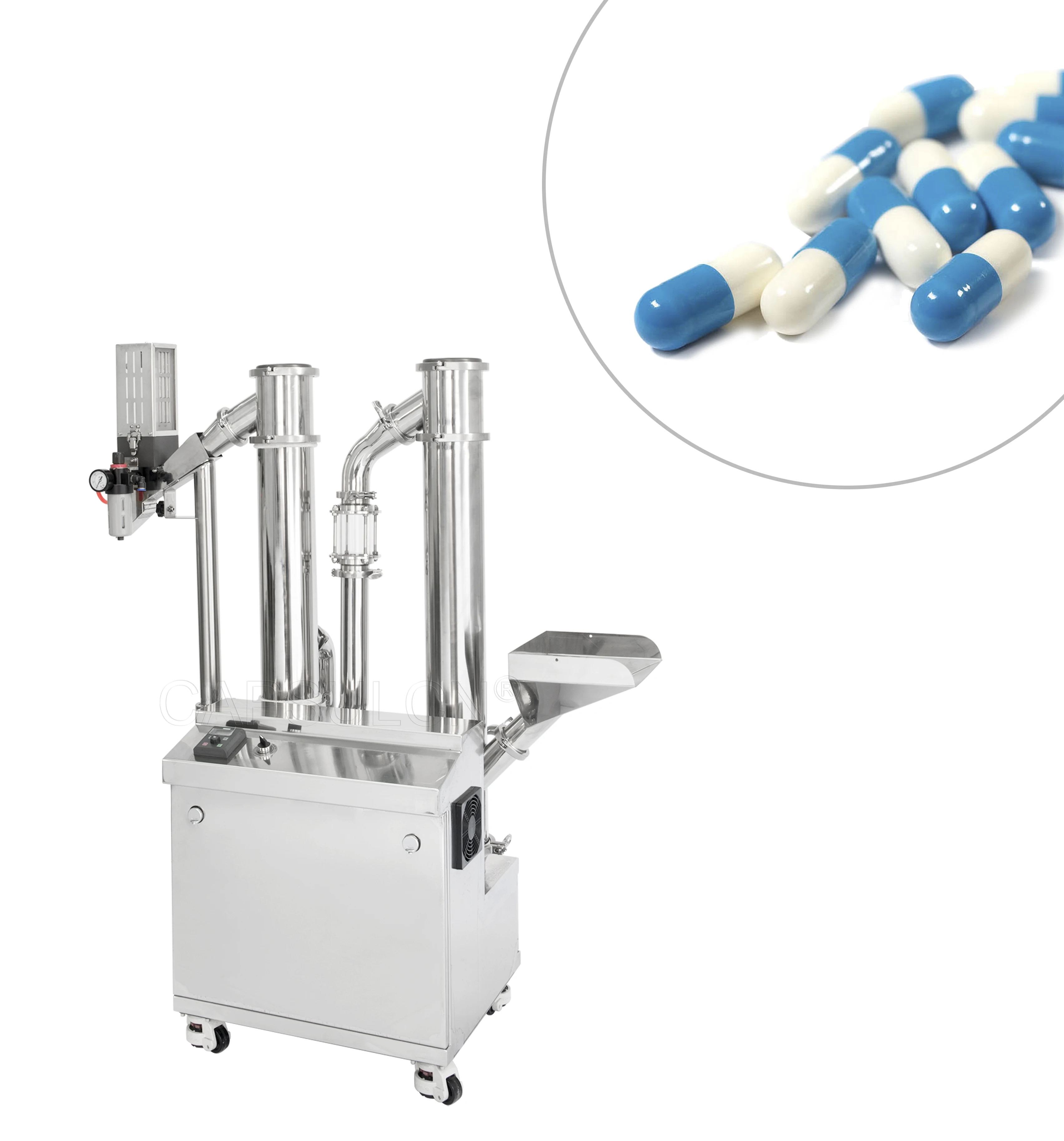 LSV-C200 Stainless Steel Automatic Pharmaceutical Tablet Capsule Polishing Machine