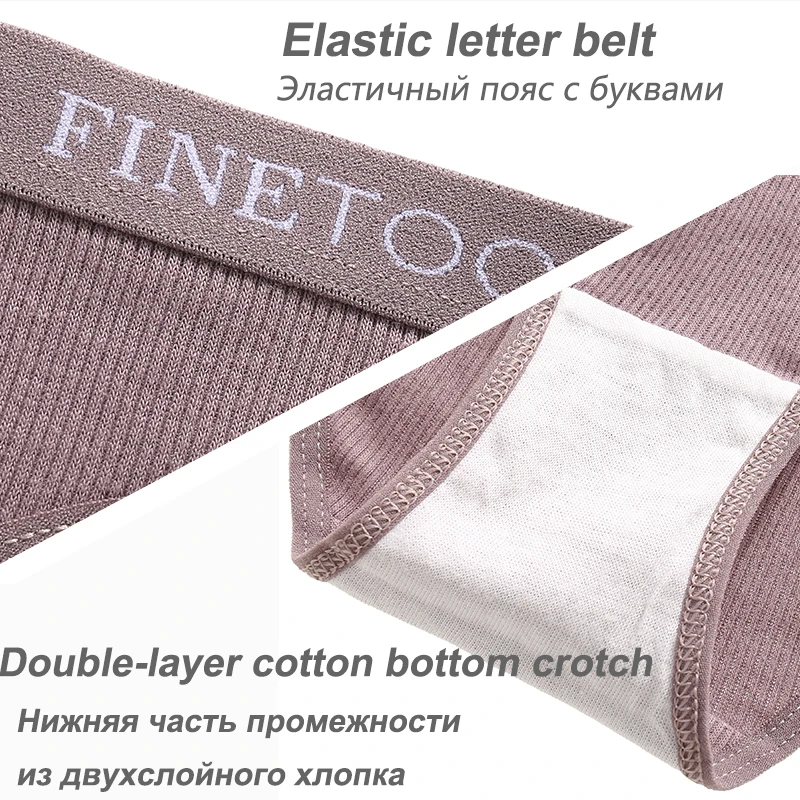 Women\' Cotton Pantys Sexy Comfortable Letter Printed Woman Briefs Ladies Underpants Fashion Girls Lingerie M-XXL 5 Solid Colors
