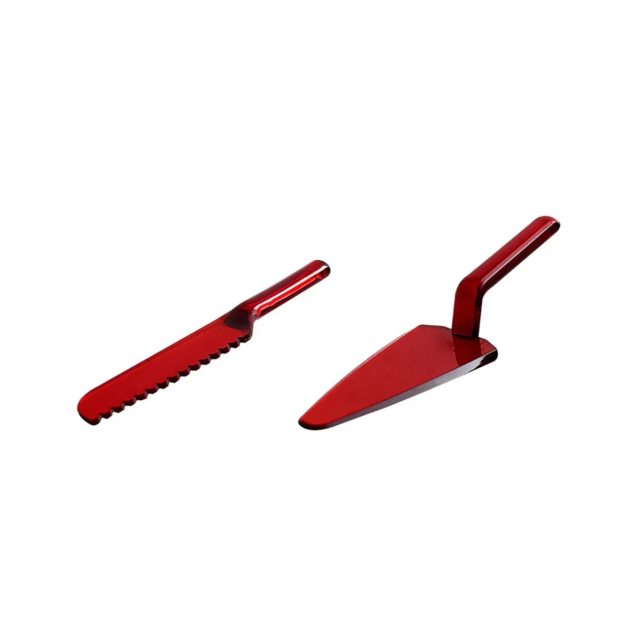 Red Spatula Knife Set