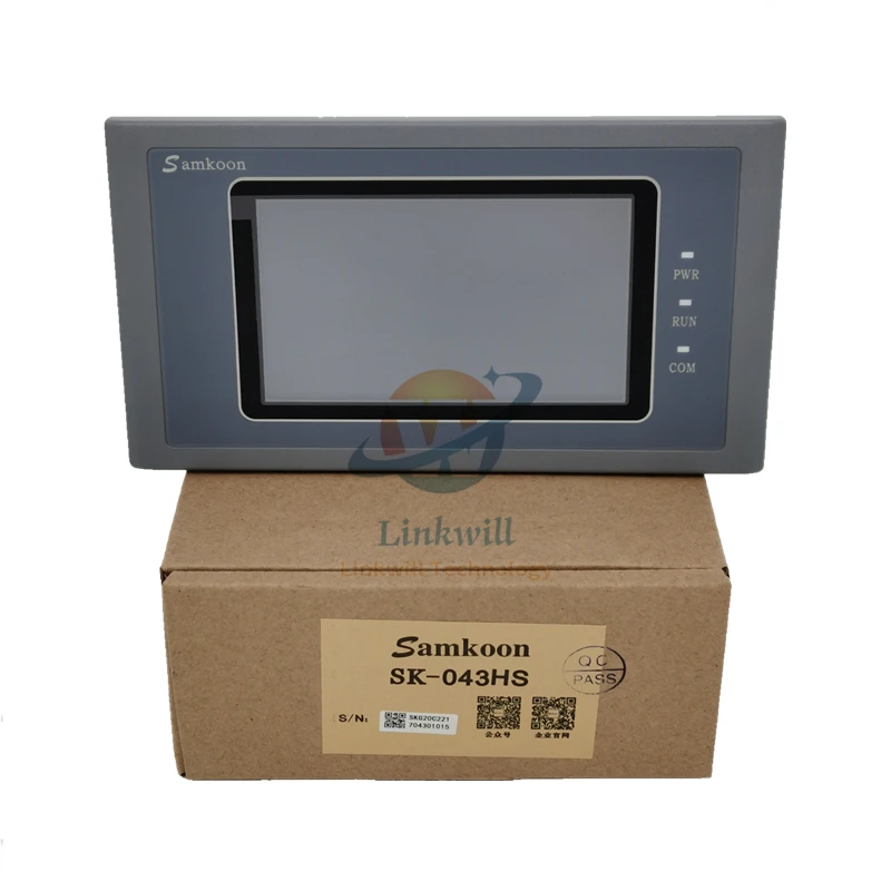 Samkoon HMI SK-043HS 4.3inch DC 24V Support 232/422/485 communication with Ethernet port