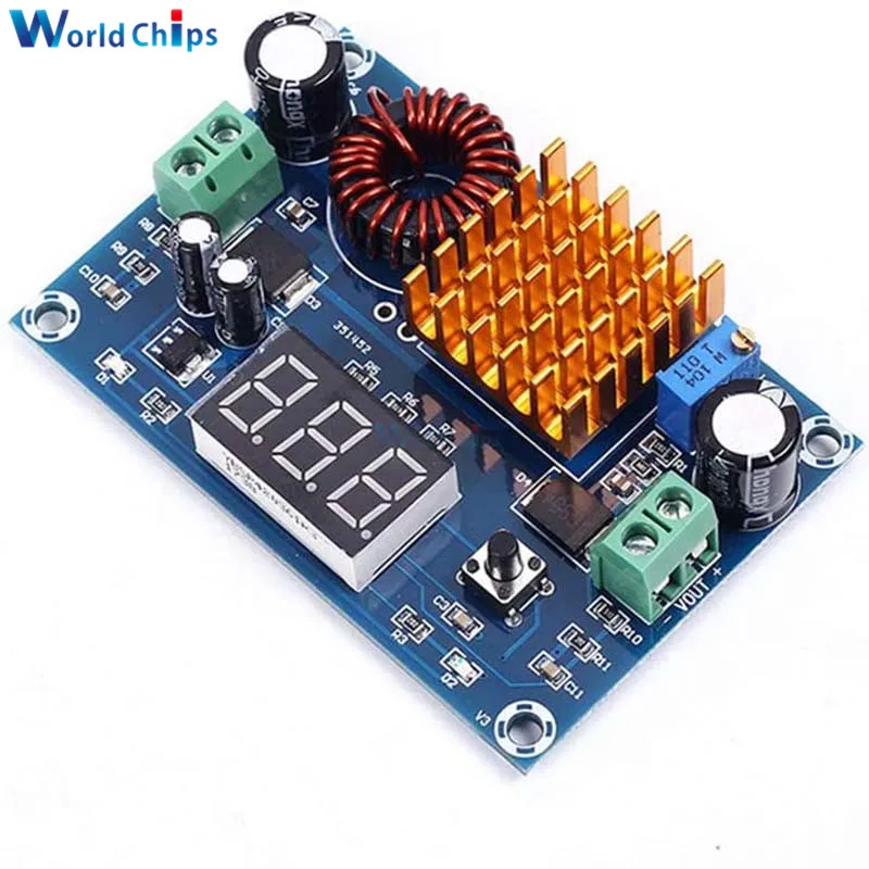 XH-M411 Dc 3V-35V Naar 5V-45V Boost Converter Module Voltage Regulator Verstelbare step Up Voltmeter Digitale Display Module