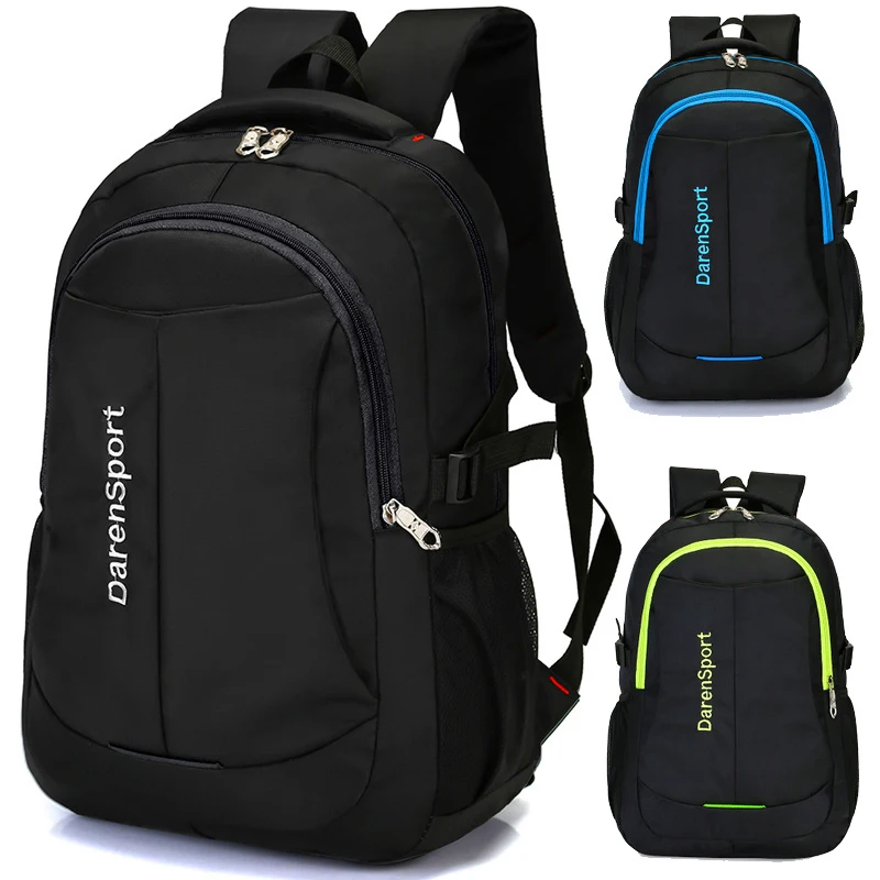 Mochila escolar para hombre, bolso de gran capacidad, multifunción, ideal para viajes al aire libre