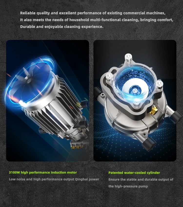AC220V Commercial/ในประเทศรถเครื่องซักผ้า,เครื่องซักผ้าไฟฟ้า. ที่มีประสิทธิภาพเครื่องซักผ้าแรงดันสูงน้ำปืน