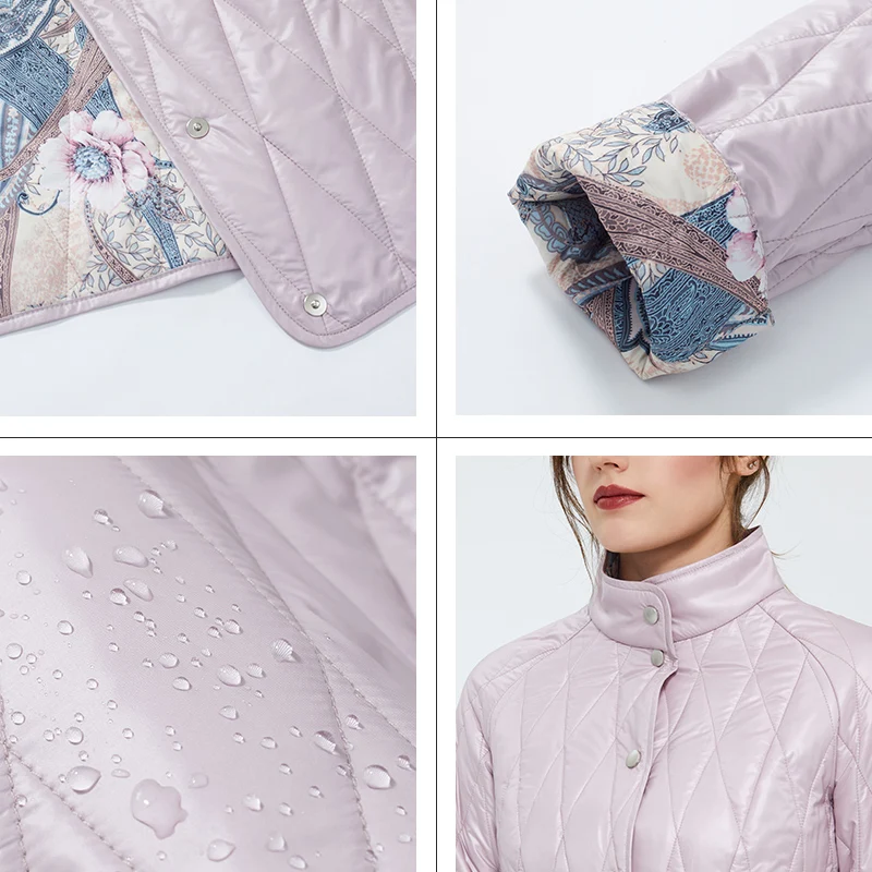 Astrid 2022 new Spring fashion Short women coat Stand collar high quality female Outwear trend Urban Thin Jacket AM-9423