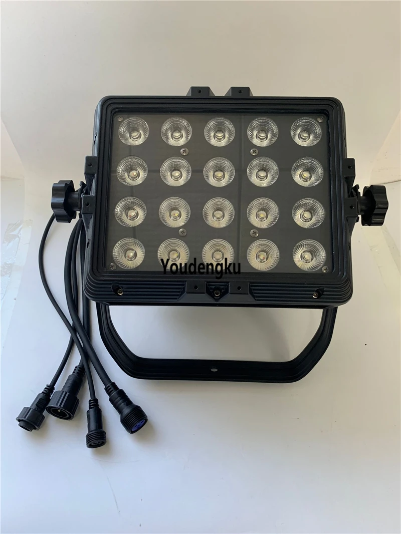 6pcs led par beam wash lights 20x18w rgbwa uv 6 in 1 waterproof led wall washer ip65 city color outdoor light