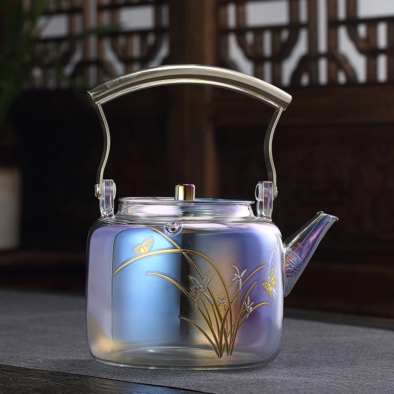 

Glass Teapot with Infuser for Loose Tea Ceramic Charm Kettle Cute Kung Fu Chinese Teapot Container Juego De Te Teaware BD50TT