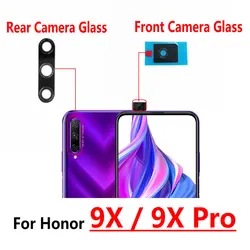 Camera Glass Lens For Huawei Honor 9X Pro Original Phone Housing New Front Rear Back Camera Glass Cover