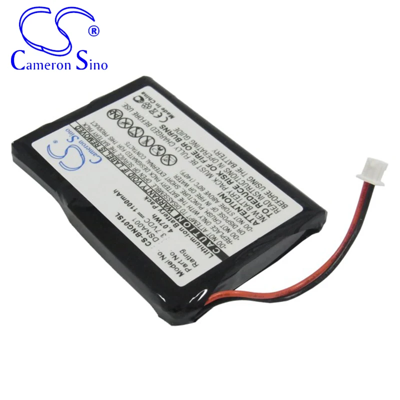 CameronSino Battery for Blaupunkt Navi GPS TravelPilot Lucca 3.3 fits Blaupunkt DSNA001 GPS, Navigator battery 1100mAh 3.70V