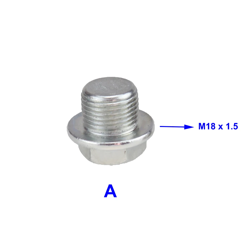 Oxygen Sensor Stainless Steels Bung Plug Nut Stepped Mounting Cap Kit Plug Nut Plug Wideband Nut Fitting Weld Bungs M18X1.5