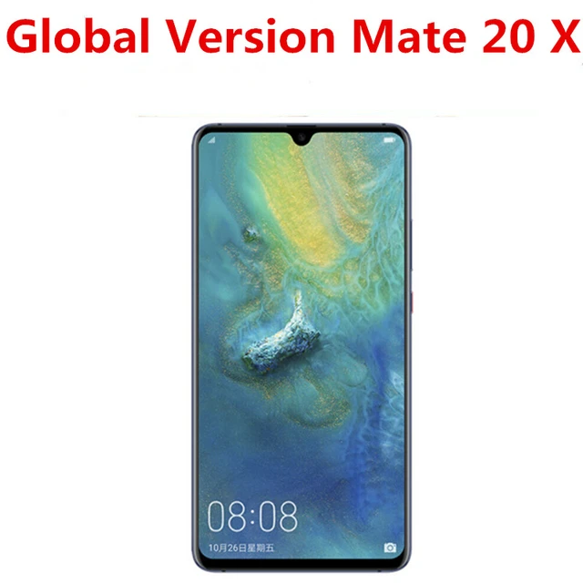 International Version HuaWei Mate 20 X EVR-L29 Mobile Phone Kirin 980 6GB  RAM 128GB ROM 7.2