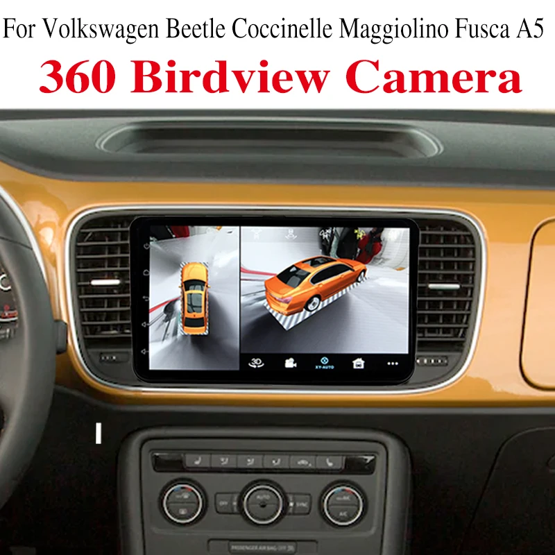 

For Volkswagen VW Beetle Coccinelle Maggiolino Fusca Car Stereo Multimedia Audio Navigation GPS Navi Radio CarPlay 360 BirdView