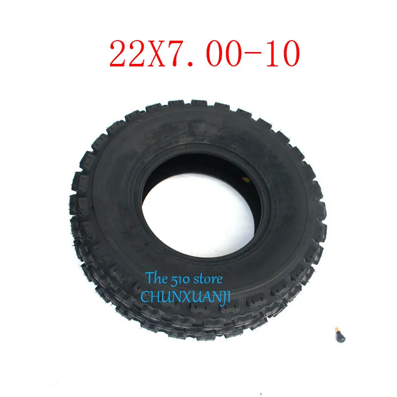 

2PCS 2019 New Good Quality GO KART KARTING ATV UTV Buggy 22x7.00-10 Inch Tubeless Tyre Rubber Tire