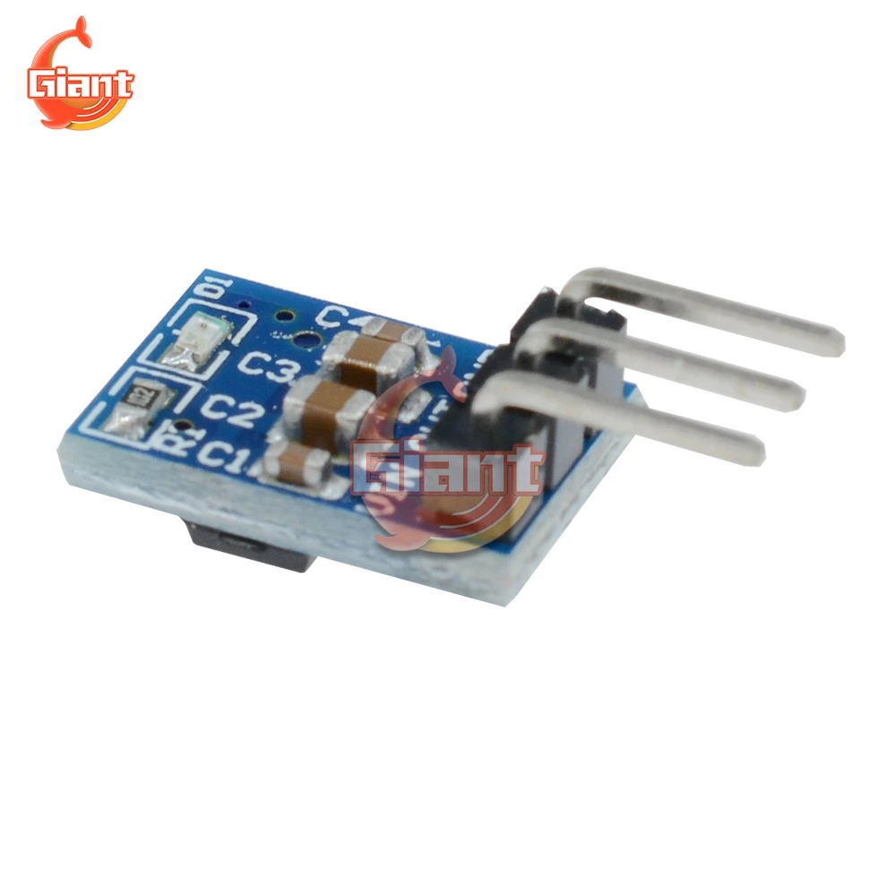 AMS1117 3.3V Power Supply Module 3 Feet AMS1117-3.3V Power Module LDO 800MA DC-DC Step Down Power Buck Module DIY Board