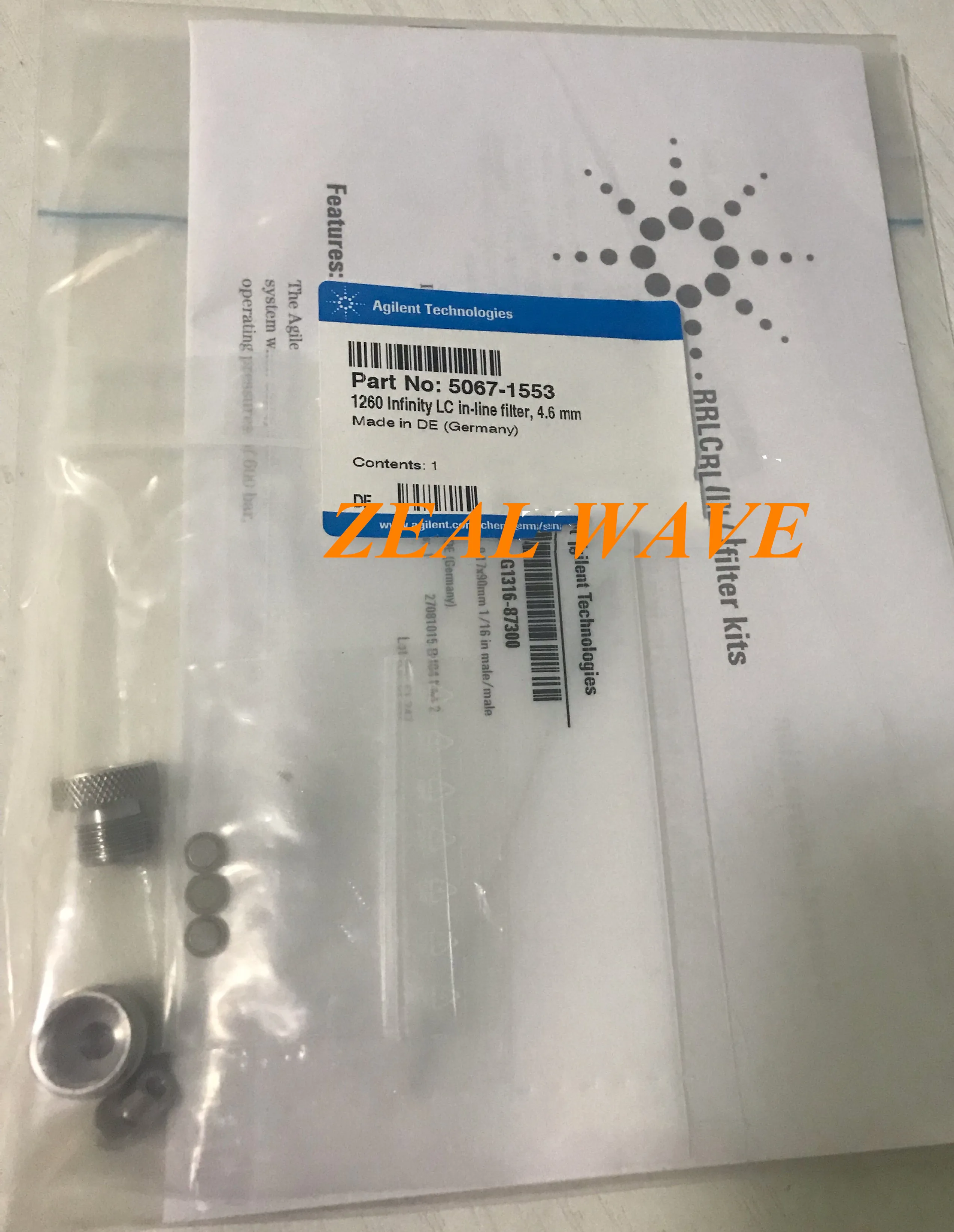 

Agilent Original 1260 Liquid Phase 4.6 mm In-line Filter 0.2 um Filter Set 5067-1553