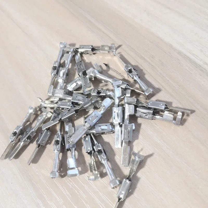 100pcs/lot Male Crimp Terminals (Pins) Contact Pin For Bosch JPT Socket Housing Connector Plug For 18-20AWG Wire Cable