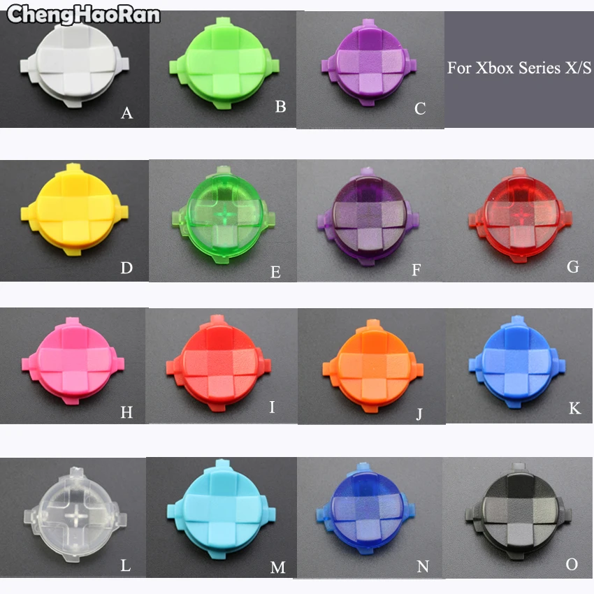 ChengHaoRan 15 colors For Xbox Series X/S Plastic thumbstick sticks analog Cross Buttons wired wireless controller joystick