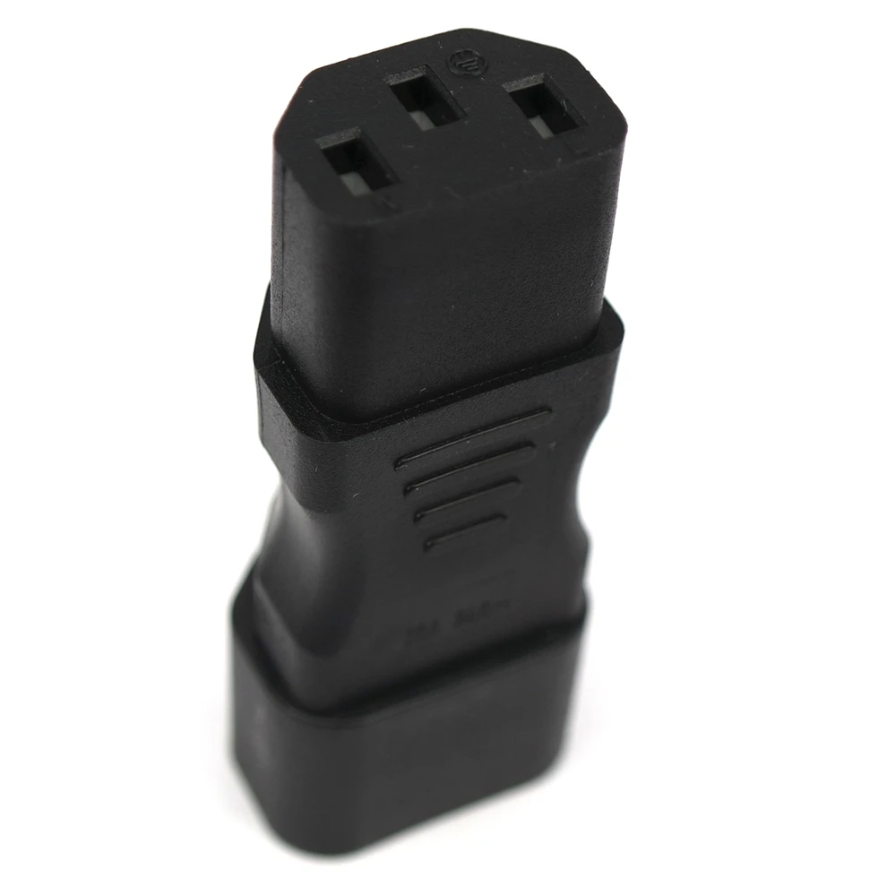 Conector de enchufe Industrial IEC320 C14 a C13, convertidor de entrada, Adaptador de corriente, Adaptador de enchufe/enchufe de 3 pines