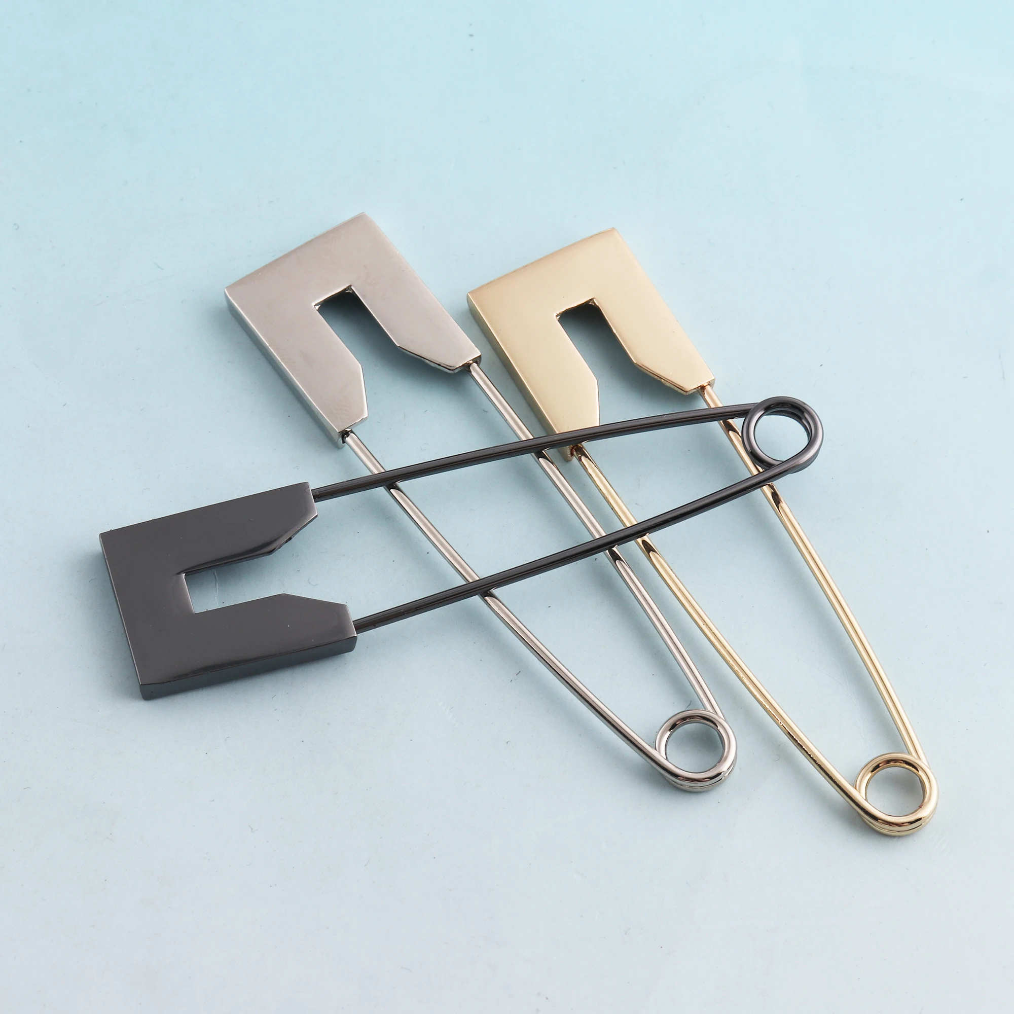 Silver Sewing Safety Pins 80mm Shawl Pins Giant Jumbo Safety Pins Flat Brooch Pins Laundry Pins Kilt Pin Back Blanket Pins