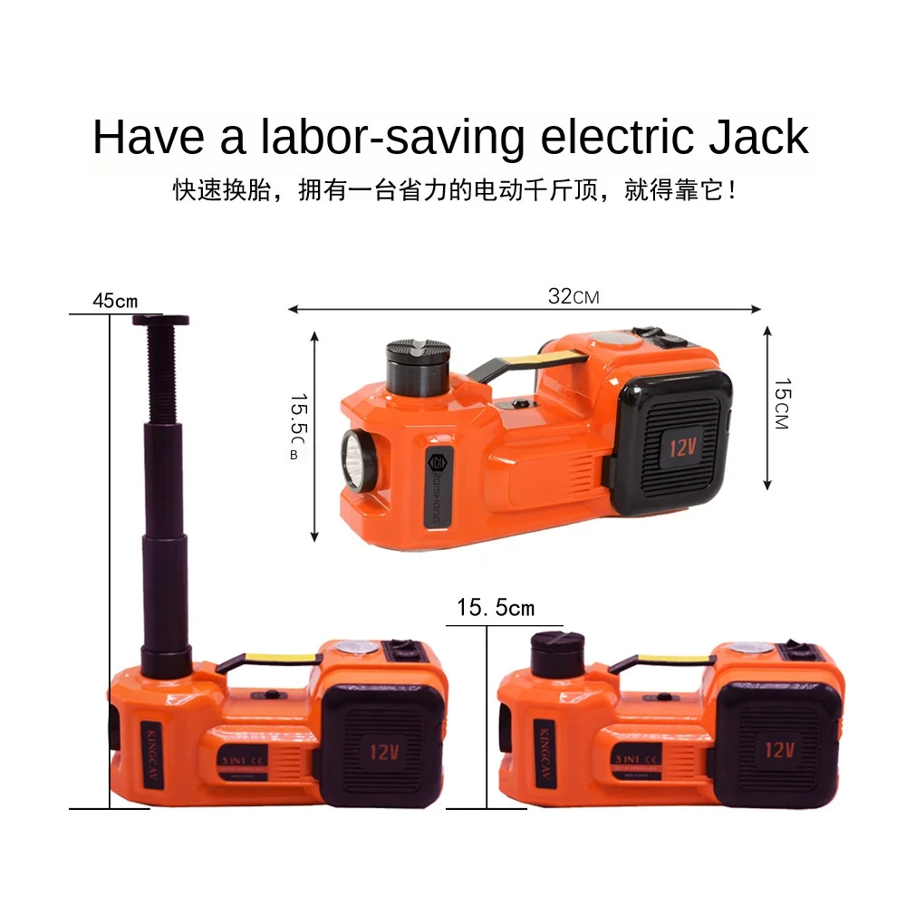 Car jack ZS12V three-in-one electro-hydraulic jack off-road version SUV tire change