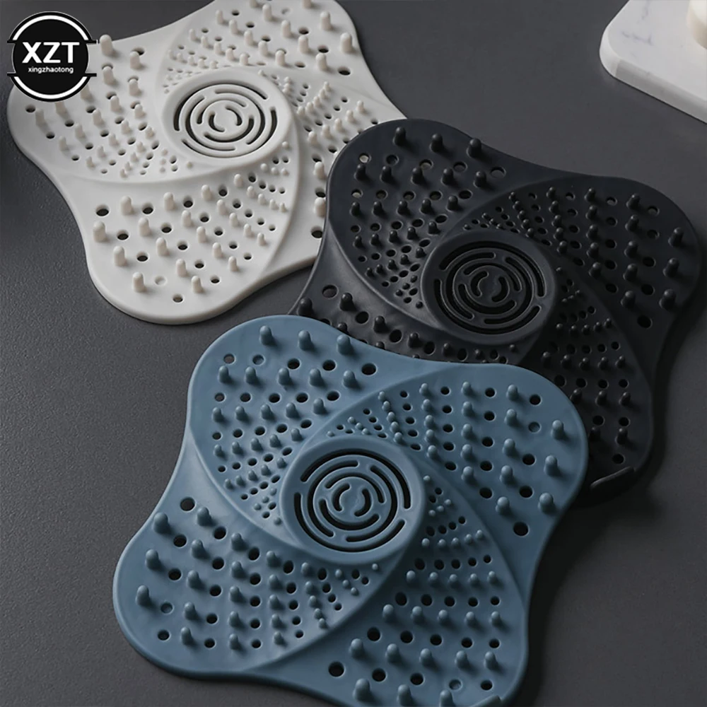 NEW Anti-blocking Hair Catcher Hair Stopper Plug Trap Shower Floor Drain Covers Sink Strainer Filter Bathroom Kitchen Gadgets