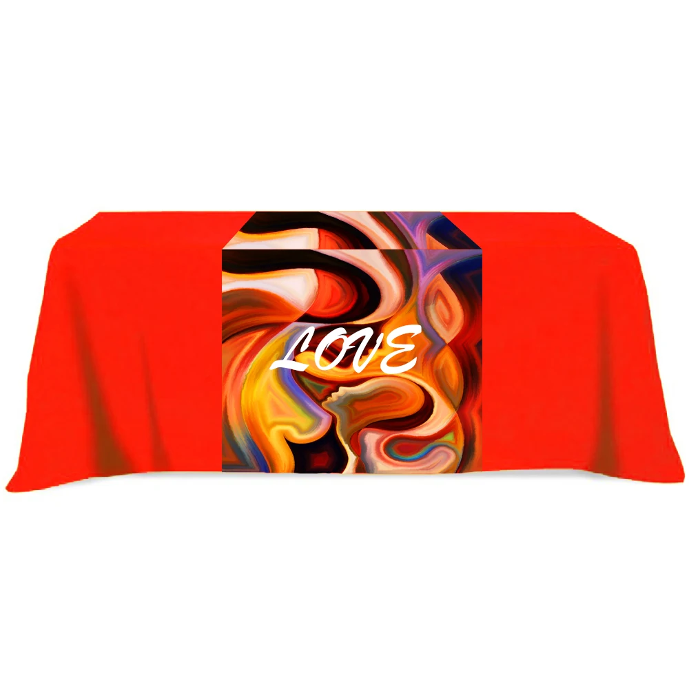 

Flat Table Cloth for Wedding Party, Customized Logo, Outdoor and Indoor, Trade Show