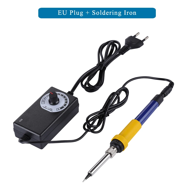 Soldadores eléctricos de bajo voltaje para batería de coche, herramientas de reparación de soldadura, 12V, 60W