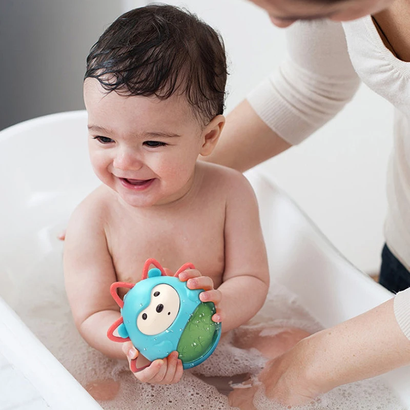 만화 귀여운 고슴도치 teether 텀블러 균형 표현 보컬 벨 편안한 어린이 감각 장난감 재미있는 선물, 동물