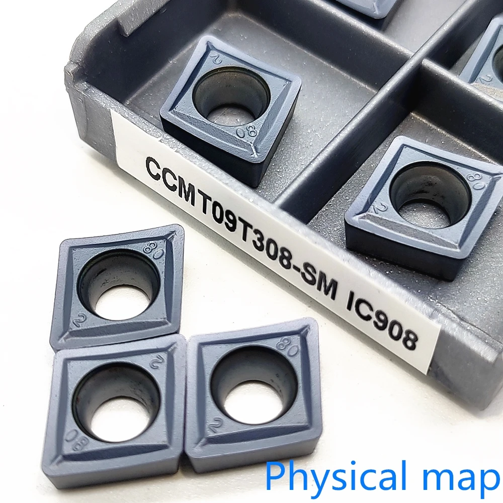 كربيد إدراج CCMT09T308 SM IC907 IC908 32.51 أداة تحول داخلية CNC أجزاء المخرطة أداة Tokarnyy CCMT تحول أداة