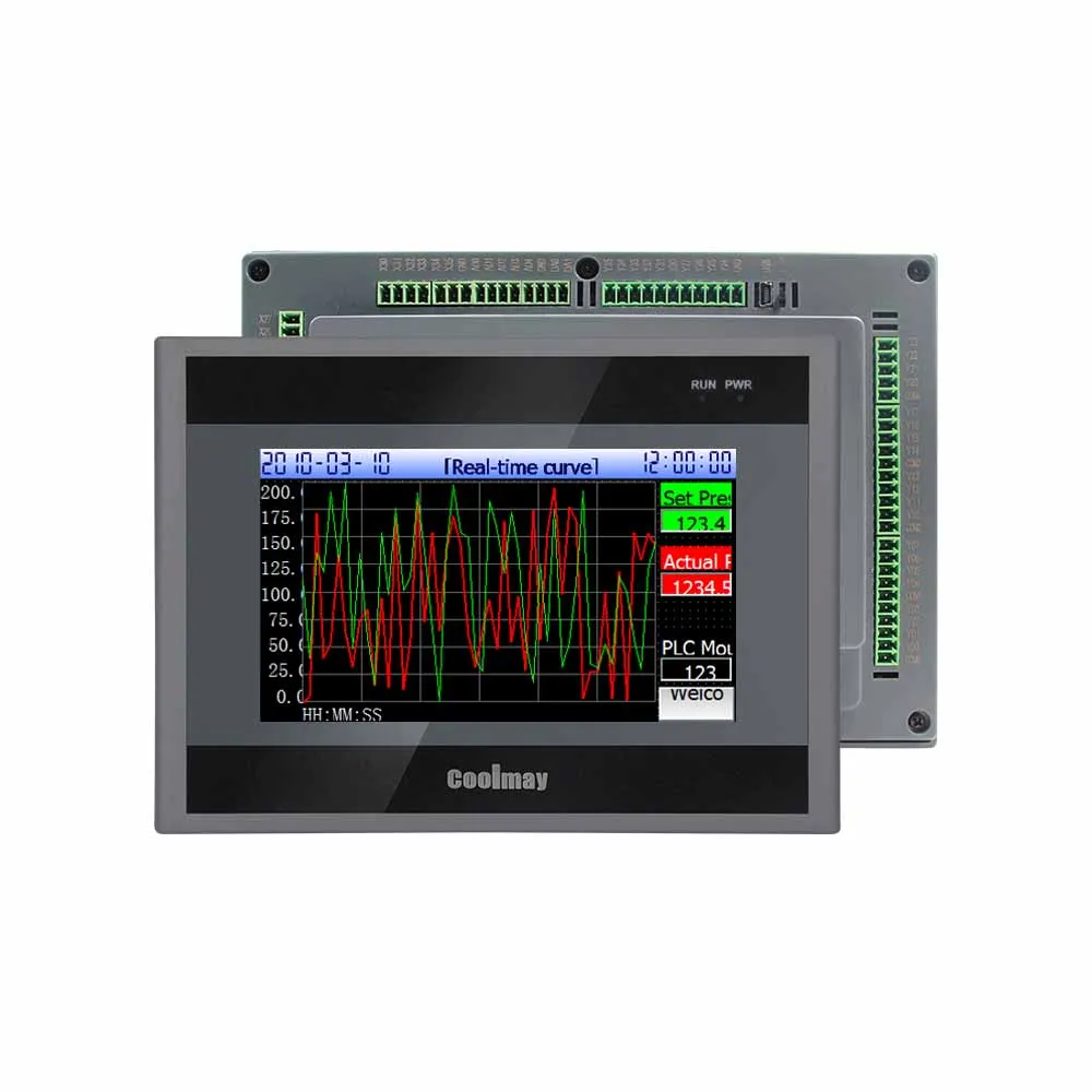 Imagem -02 - Controlador Plc Programável de Entrada 24vdc Monitor Touch de Polegadas para Aplicação Industrial de Alta Qualidade