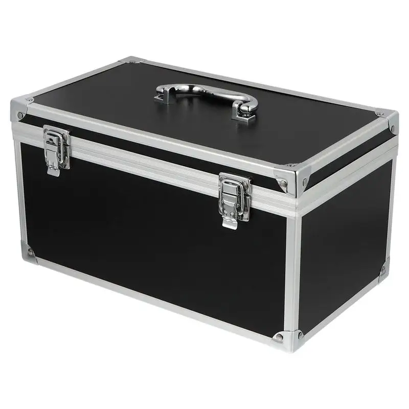 Aluminum Alloy Suitcases Multifunction Hard Storage Case Portable Parts Box Impact Resistant Case With Sponge