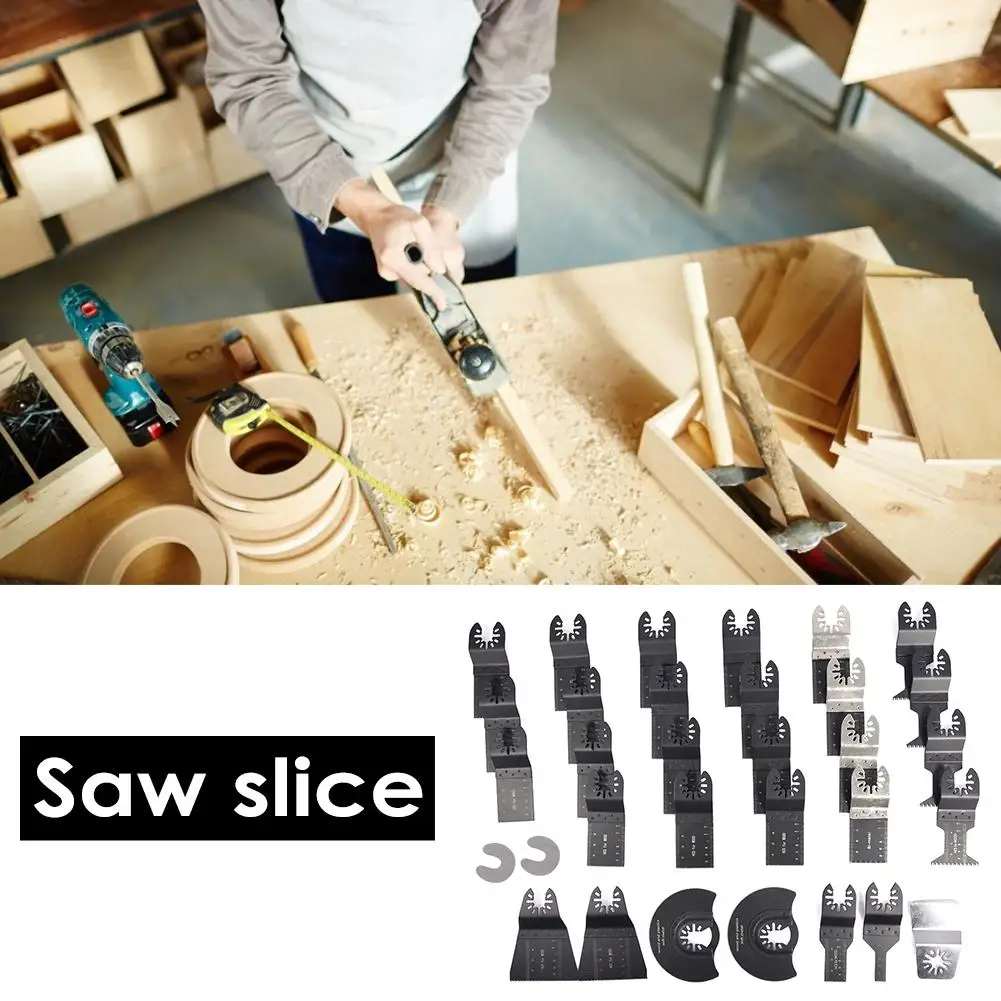 31 Chiếc Dao Động Lưỡi Cưa Đa Năng Lưỡi Dao Bộ Gỗ Kim Loại Nhựa