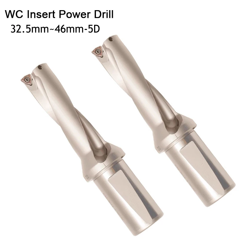 ZD05 CNC tools Precision CNC Tooling 5D 32.5-46mm, cnc indexable U drill match with carbide inserts WCMX