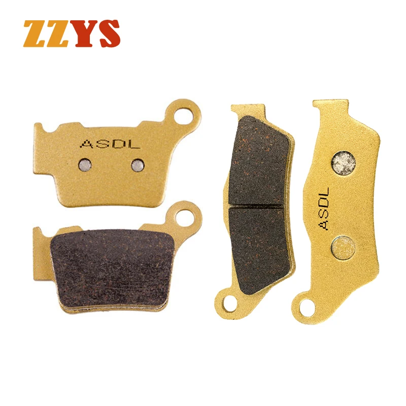 For HUSQVARNA CR125 CR250 WR125 TE250 TE250R TE310 TE410 TE449 TE450 TE501 TE511 TC250 TC449 TC450 TC510 Front Rear Brake Pads