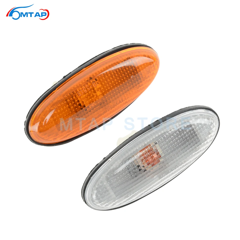 MTAP 2PCS Auto Fender Lamp Light Turn Signal Lamp For MAZDA 323 1998-2003 Family Protege Premacy MX-6 Tribute Left=Right