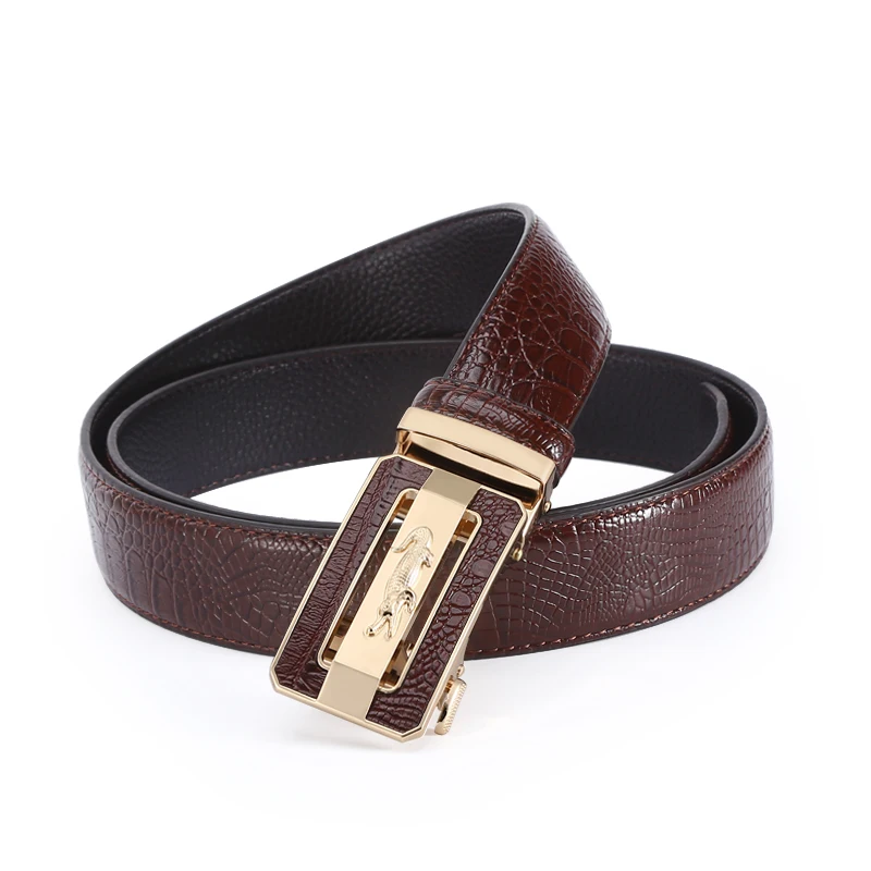 Mannen Echt Lederen Riem Hoge Kwaliteit Designer Riemen Luxe Riem Mannelijke Tailleband Gesp Riem Voor Jeans