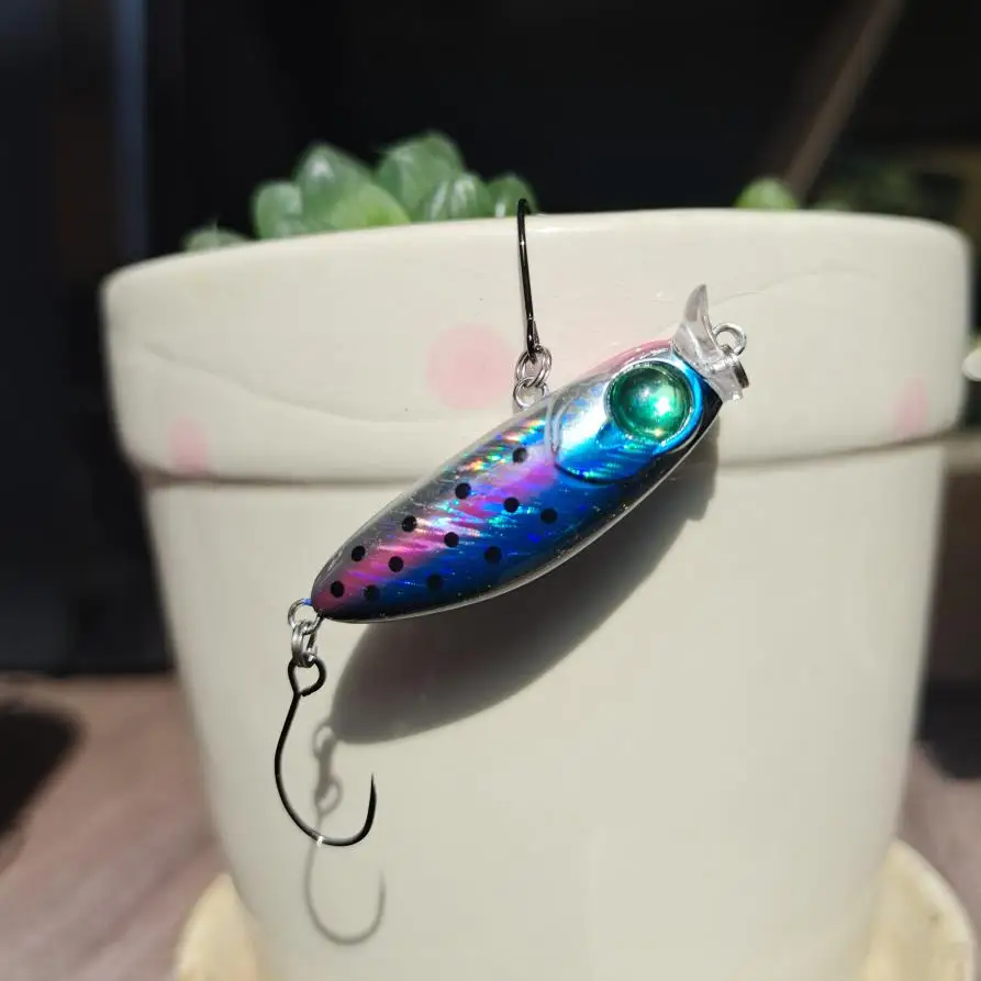 Jerry 1.37in 35mm Ceres Floating Lrf Fishing Lure Rock Minnow Wobbler Hard Bait Area Trout Perch Rockfish Plug Ultralight