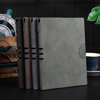 Agenda Organizer Hardcover Note Book Office School Supply PU Leather A5 Notebook Notepad Diary Business Journal Planner W3JD 4