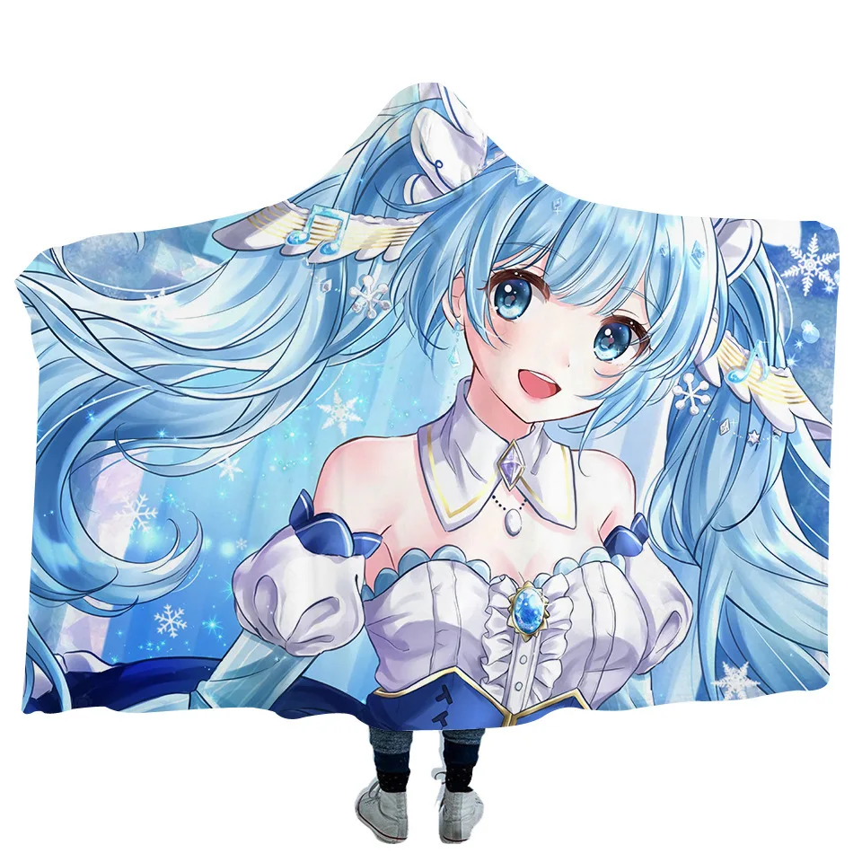 DIY photoes blanketsTo customize hooded blanket Cape hooded blanket Cape thickened sofa / bed / Travel